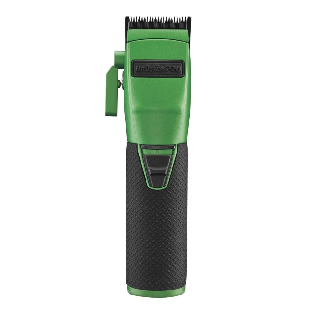 Tondeuse métallique sans fil avec pile lithium-ion "FX870GI Boost+" Édition Influenceur "Patty Cuts" - Noir & Vert