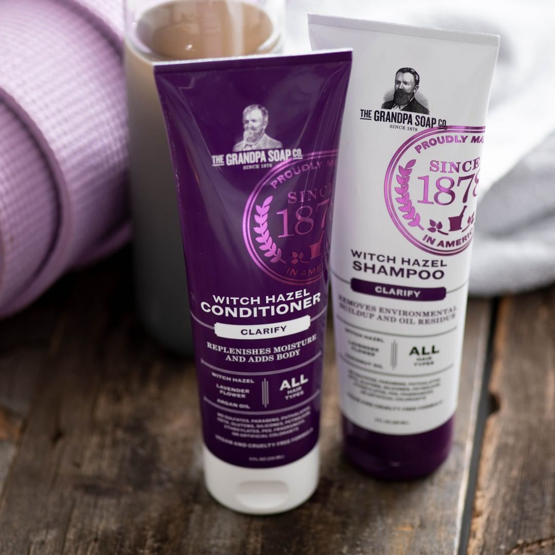Conditionneur "Witch Hazel Clarify" Renouvelle l'hydratation et ajoute du corps - Pour tous les types de cheveux (235ml/8.0oz)
