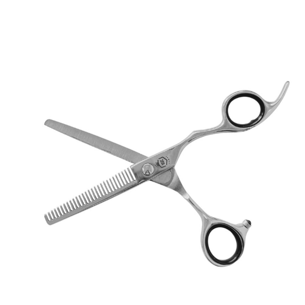 Ciseau amincisseur 30 dents argent "LV" (13.97cm/5.5") - Droitier
