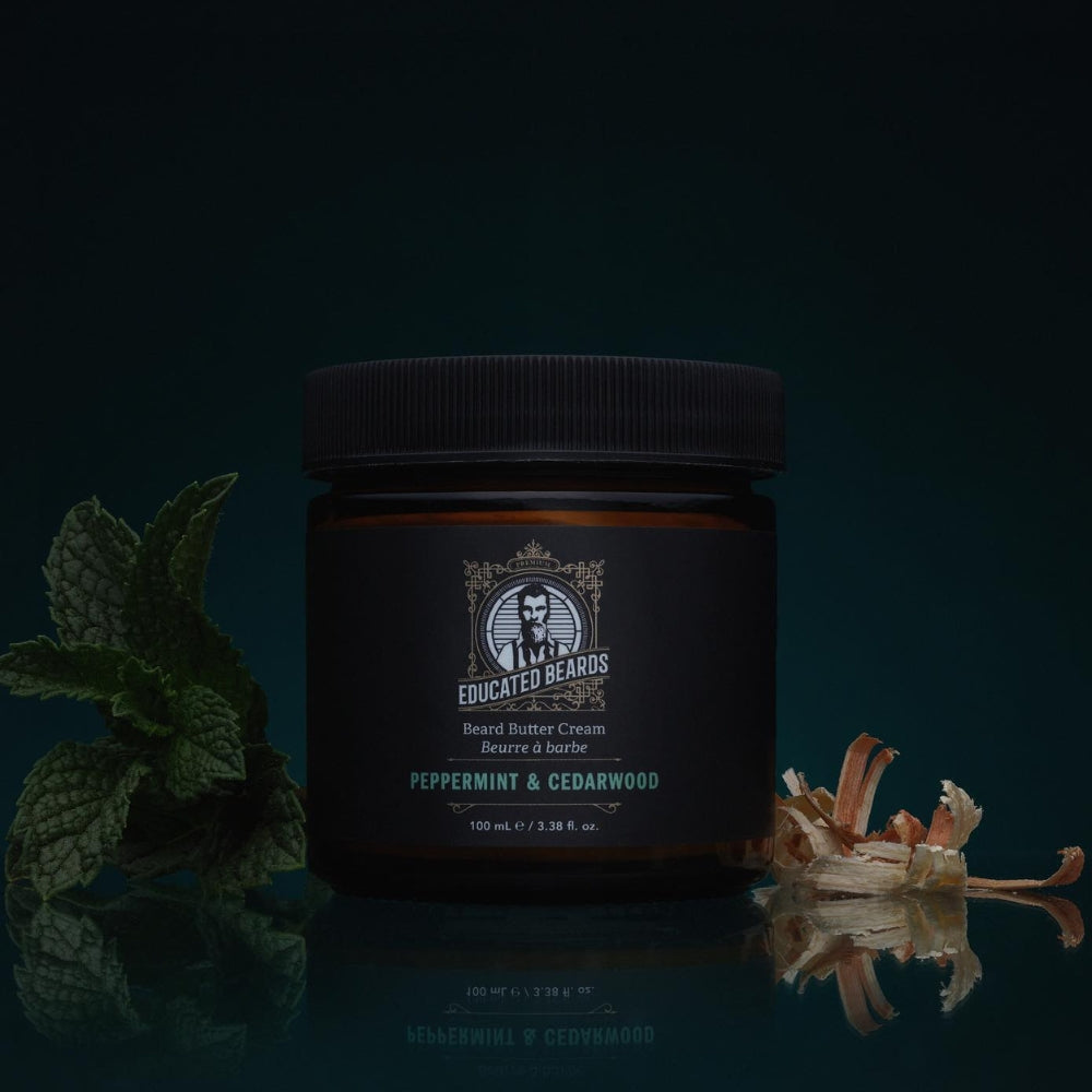 Peppermint Cedarwood Beard Butter Cream (100ml/3.4oz)