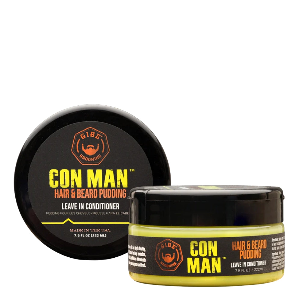 Pudding hydratant barbe et cheveux "Con Man" (222ml/7.5oz)
