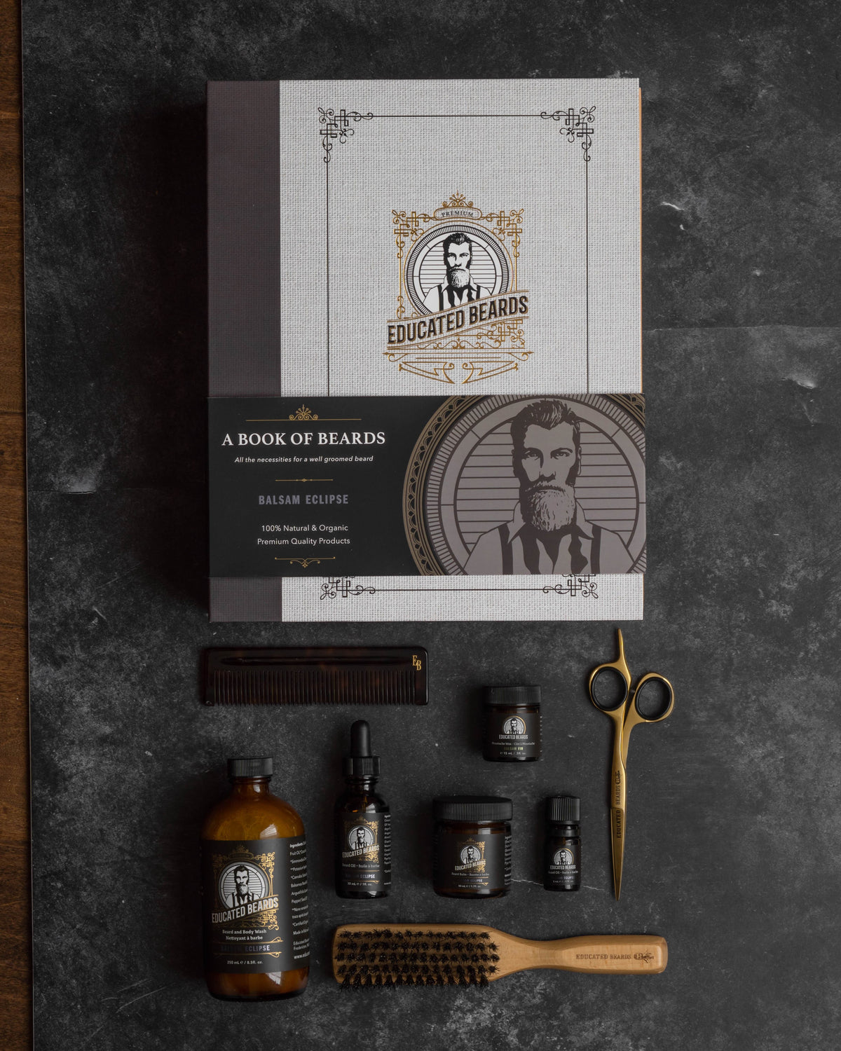 Ensemble de toilettage "Peppermint Cedarwood A Book of Beard"