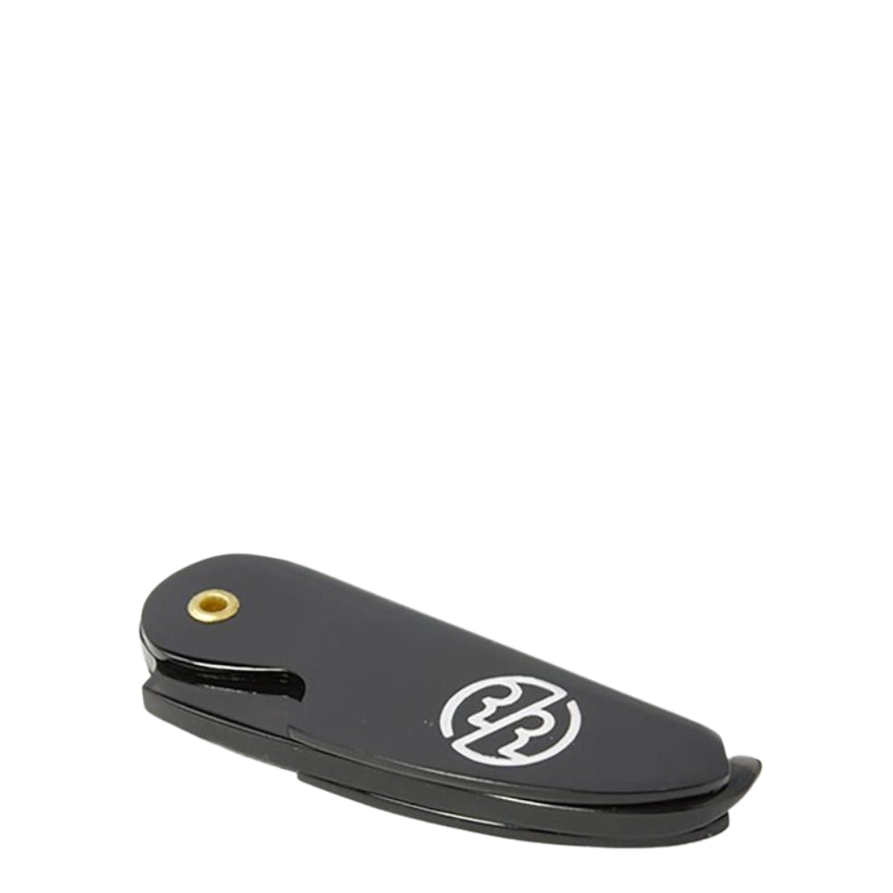 Peigne de poche pliant pour barbe et moustache (117mm/4.6") - Noir