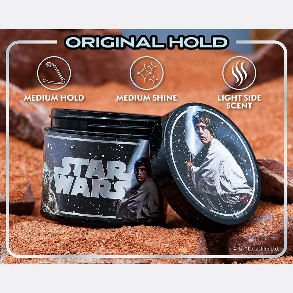 X Star Wars - Pommade "Original Hold" Édition Luke Skywalker Light Side - Tenue et brillance moyenne (113ml/4.0oz)