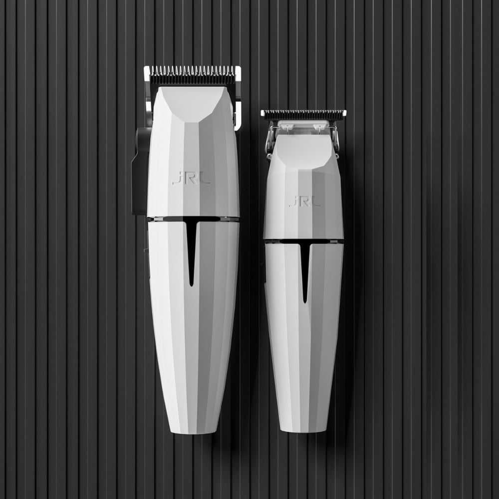 JRL Professional - Duo Cordless Clipper “2020C-B” and  Trimmer “2020T-B” with Lithium-Ion Battery “Ghost Collection #1” - Ghost