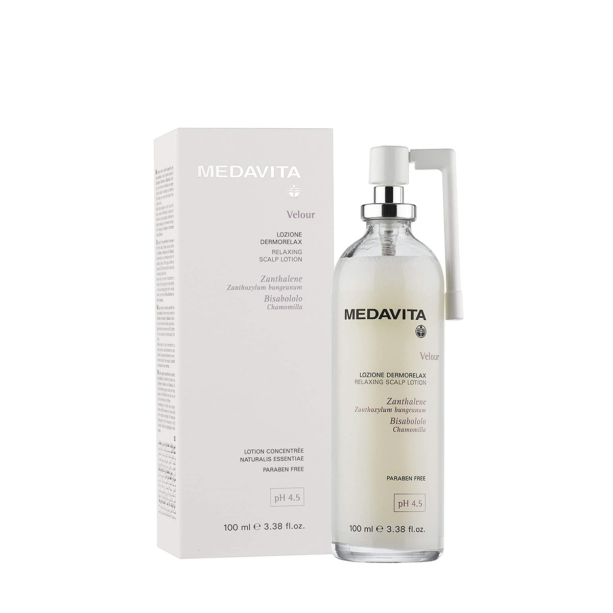Lotion dermo-relaxante "Velour" - Pour cuir chevul sensible avec démangeaisons (100ml/3.38oz)
