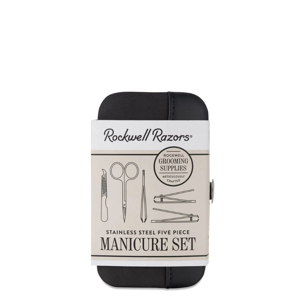 Ensemble de 5 outils de manucure idéal pour le voyage en acier inoxydable