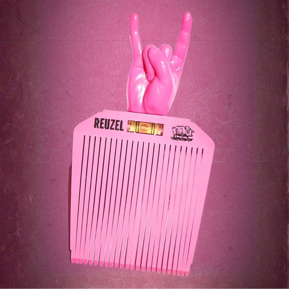 Peigne plat "Rock On Flat Top Comb" - Pour les coupes brosses et les dégradés courts
