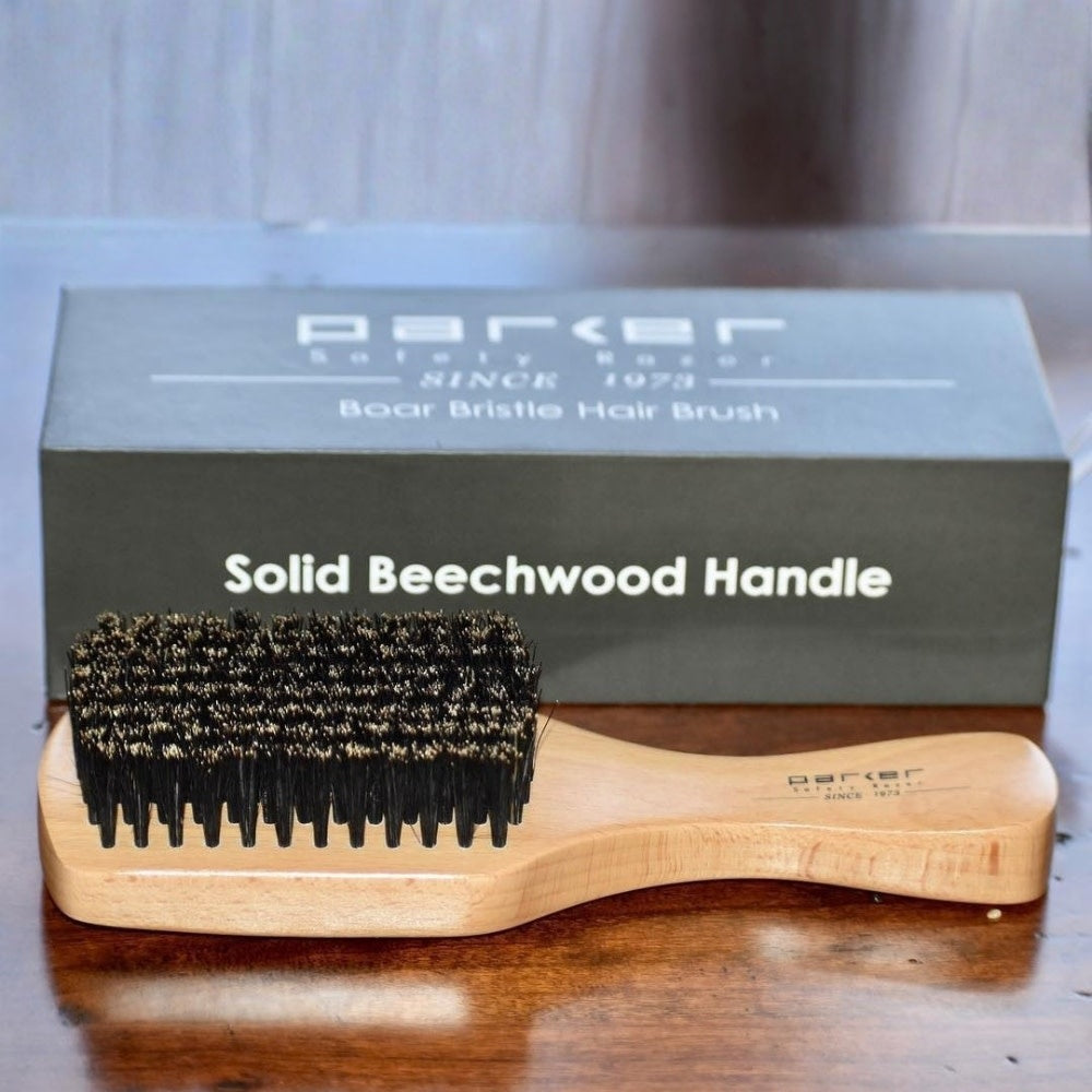 Brosse à cheveux en poils de sanglier (185mm/7.3" x 61mm/2.4")