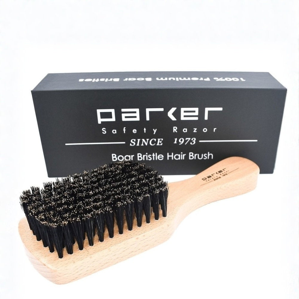 Brosse à cheveux en poils de sanglier (185mm/7.3" x 61mm/2.4")