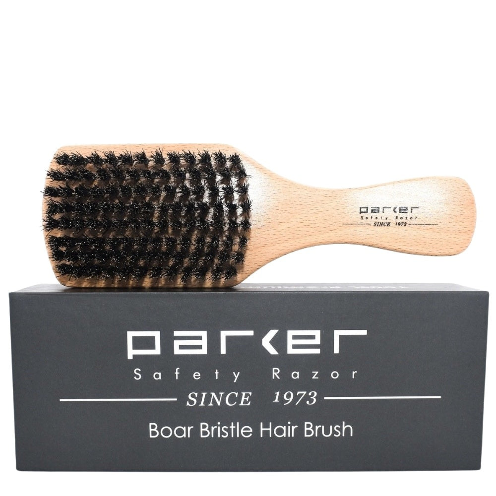 Brosse à cheveux en poils de sanglier (185mm/7.3" x 61mm/2.4")
