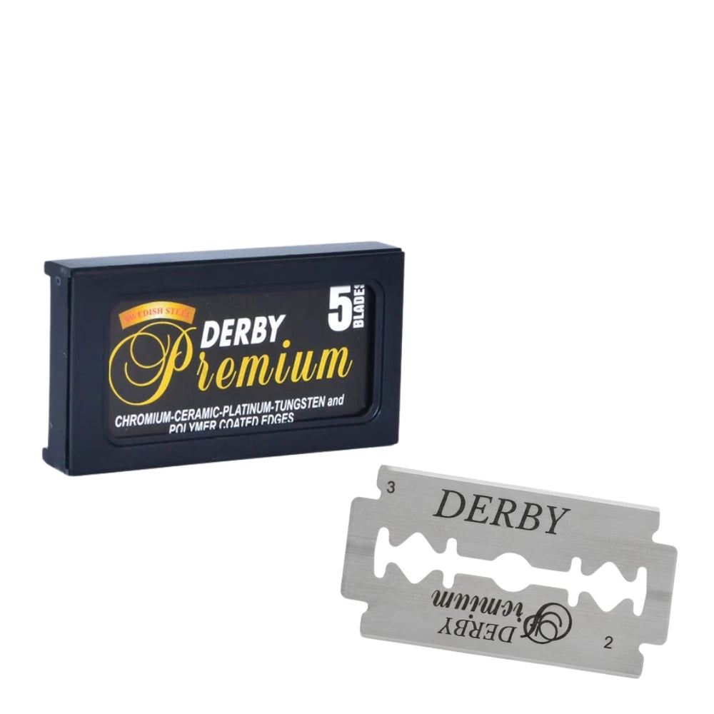 Derby - Lames de rasoir à double tranchant "Premium" (5 Lames)