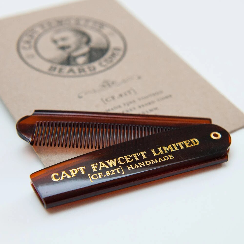 Folding Pocket Beard Comb CF.82T (193mm/7.6")