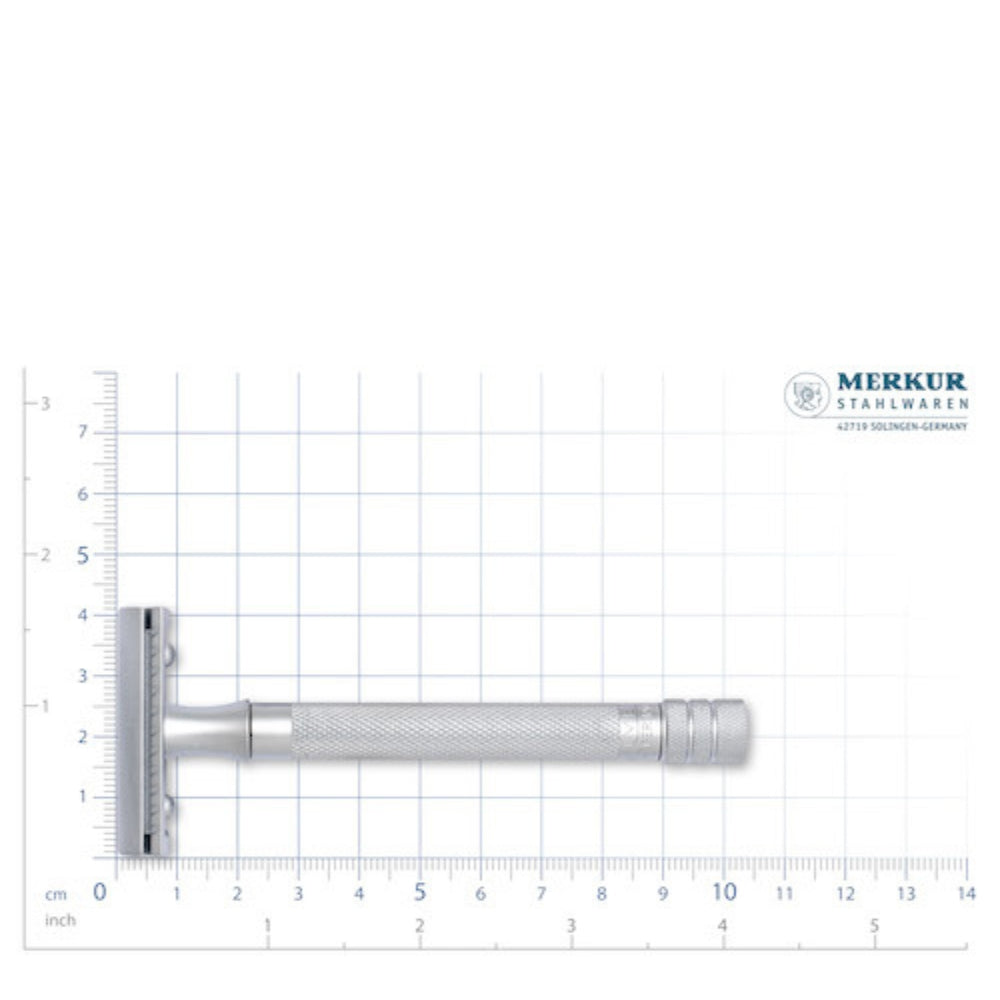 Rasoir de sécurité Merkur 22C - Argent Mat (90 22 002)