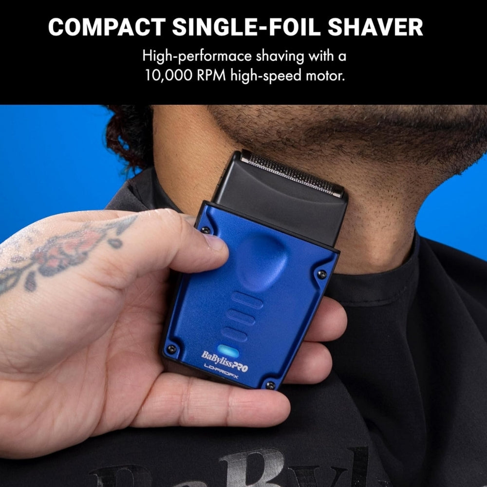 FXLPFS1 LO-PROFX Compact Single-Foil Shaver - Blue