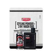 Uppercut Deluxe - 3-in-1 Styling &amp; 3 In 1 Powder &amp; Cleanser Duo (20g/0.7oz, 240ml/8.1oz)