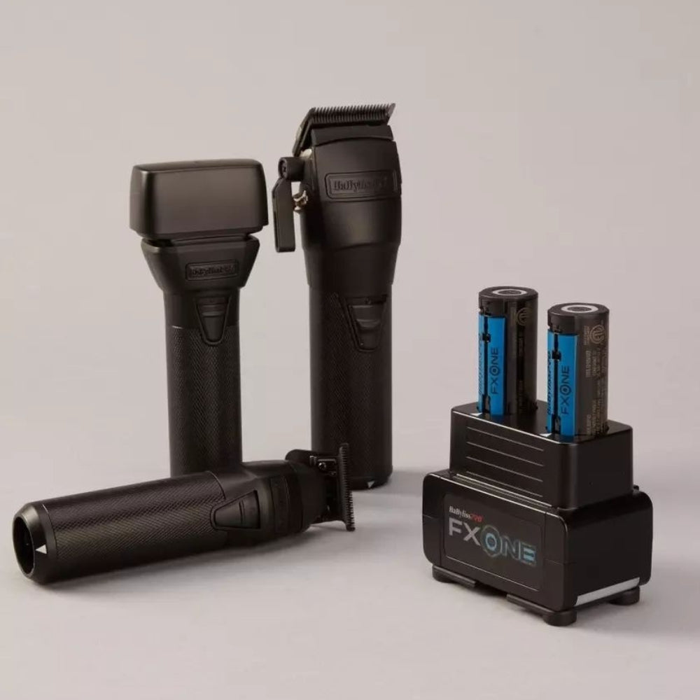 FX79FSMB All-Metal Interchangeable-Battery Double Foil Shaver FXONE One-Battery System - BlackFX