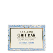18.21 Man Made - Savon en bar "Absolute Mahogany Grit Bar Perles de Jojoba" savon exfoliant et hydratant (198g/7.0oz)