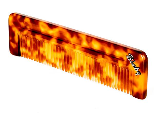 Peigne à dents fines 1,3mm d'espacement (133mm/5.24") - Ambre