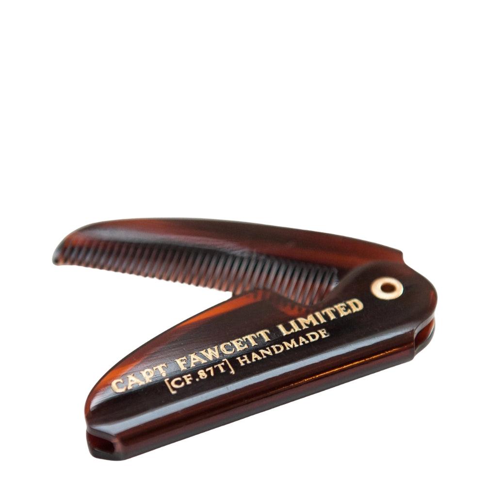 Ensemble cire à moustache "The Chap" et peigne à moustache de poche pliable CF.87T  (15ml/0.5oz)
