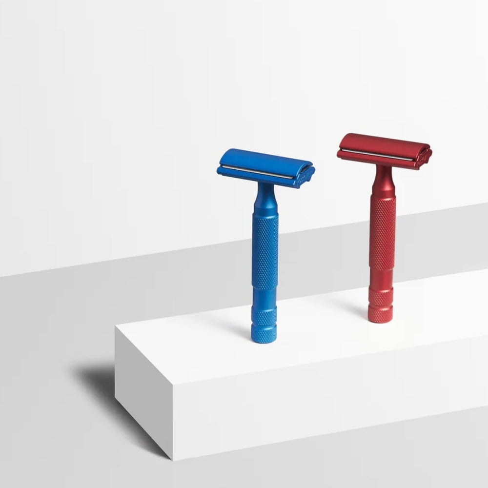 Rasoir de sûreté ajustable 6S - Bleu