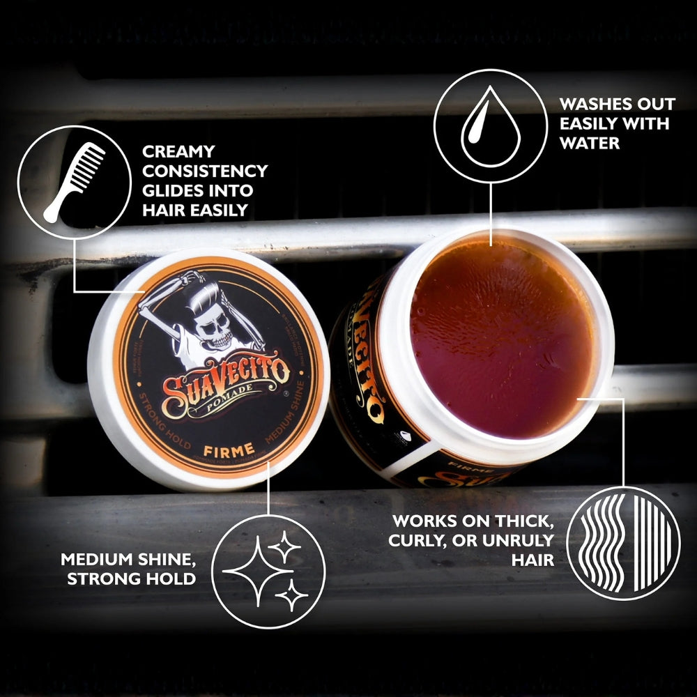 Pommade "Firme Hold Pomade" - Tenue forte brillance moyenne (118.3ml/4.0oz)