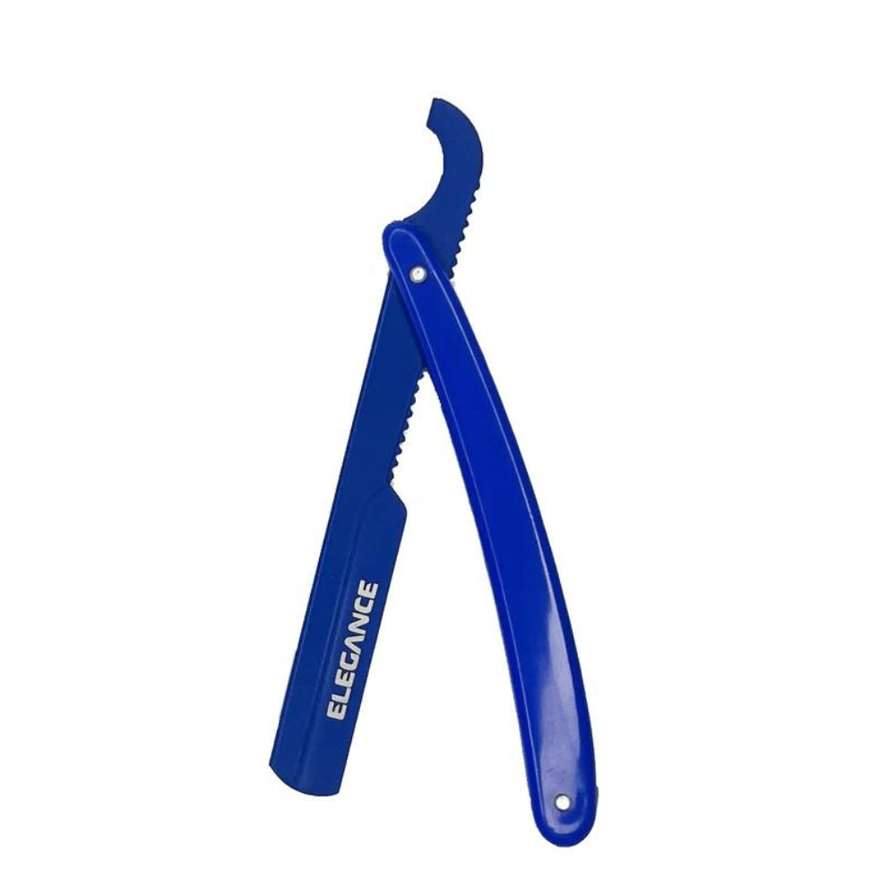 Elegance By Sadapack - Trukish Shavette Barber Razor - Blue