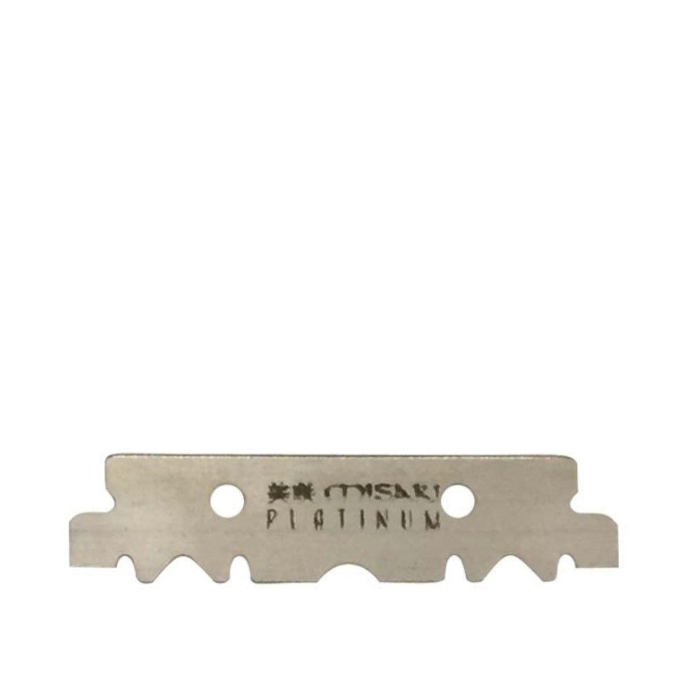 Demi-Lames "Platinum Single Edge" pour rasoir de barbier (100 Lames)