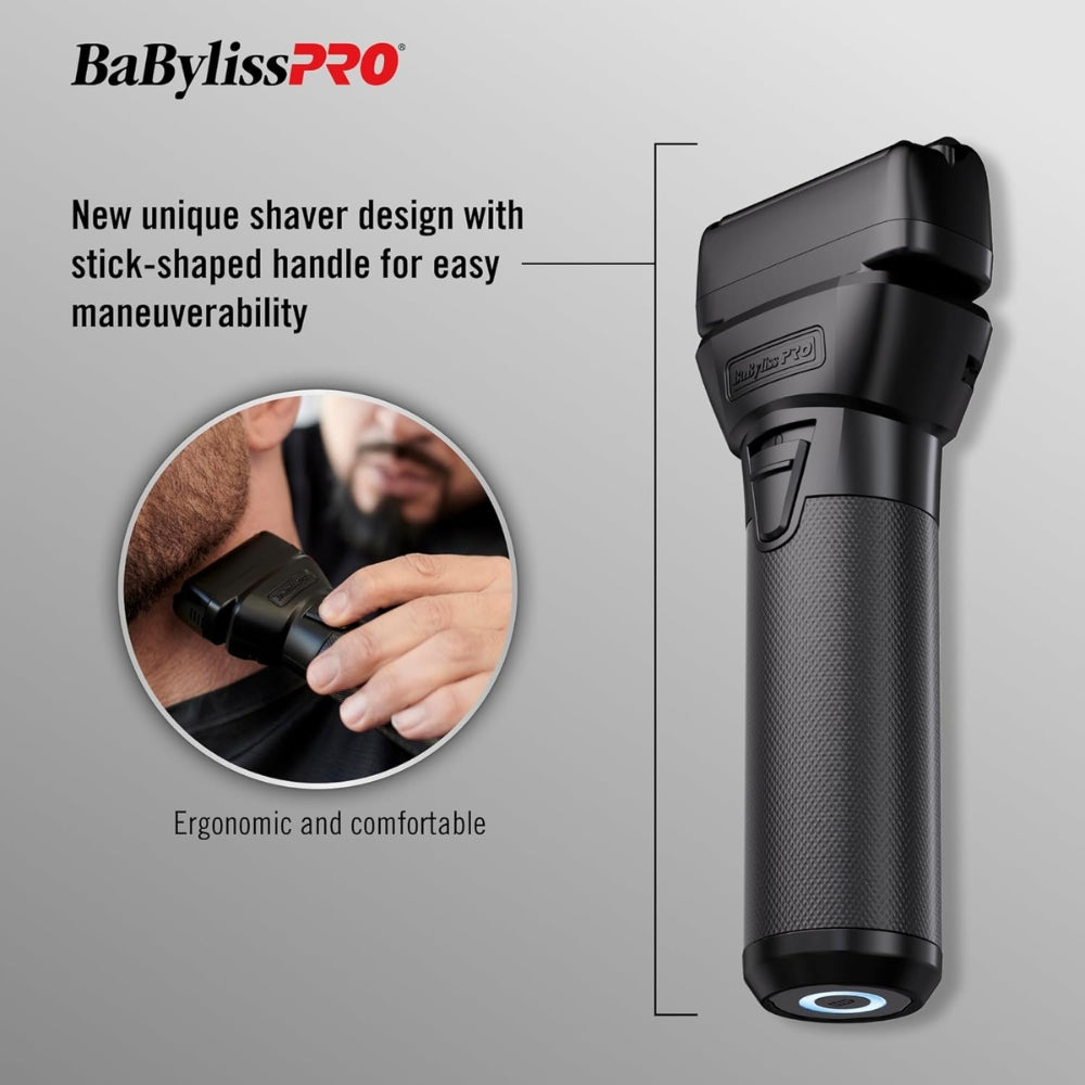 FX79FSMB All-Metal Interchangeable-Battery Double Foil Shaver FXONE One-Battery System - BlackFX