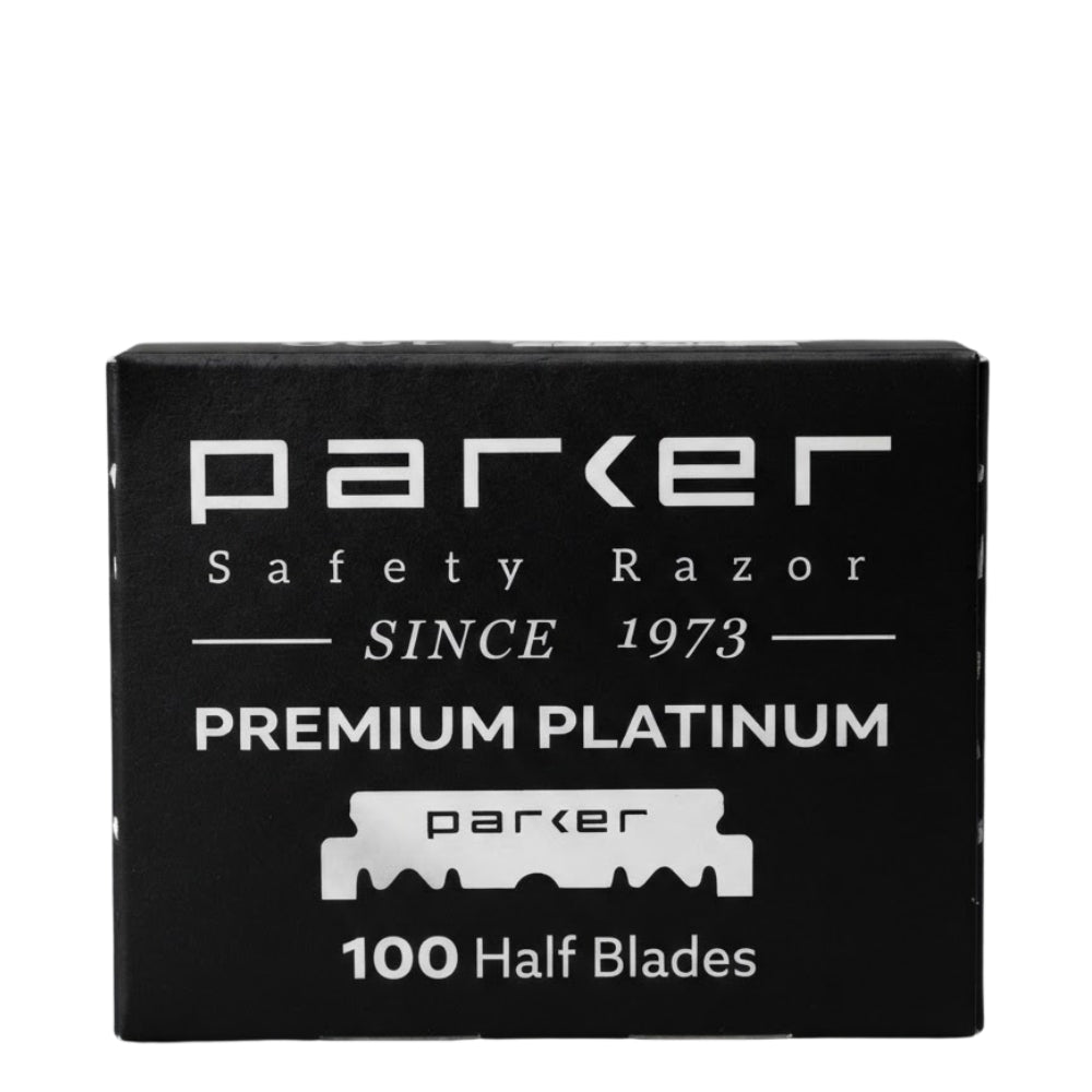 Premium Platinum half blades for Barber Razor (100 blades)