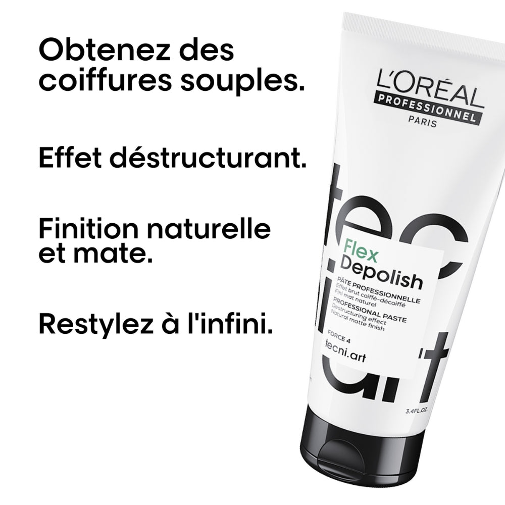 TecniArt. Depolish Destructuring Paste Rough Effect - Firm Hold (100ml/3.38oz)