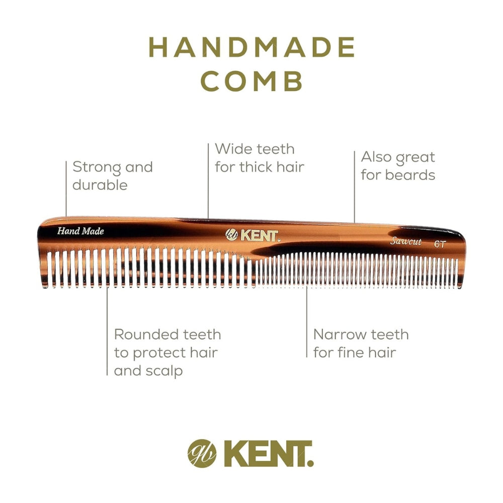 Peigne de coiffure - Gros et fin (175mm/6.9'') - 6T
