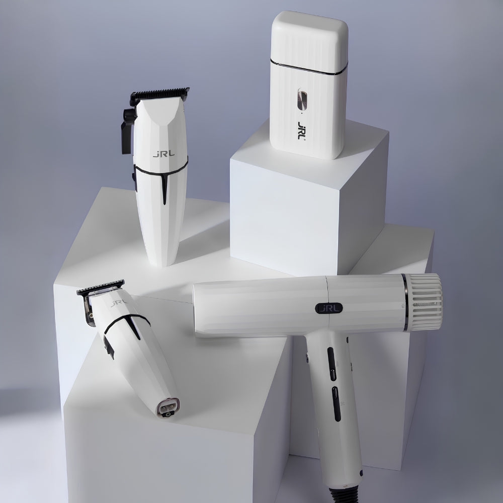 JRL Professional - Tondeuse de finition sans fil avec pile lithium-ion "ONYX GHOST 2020T-W Trimmer" - Blanc