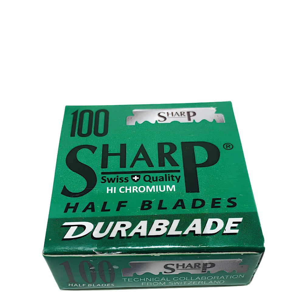 Demi-lame pour rasoir de barbier "Hi Chromium" (100 lames)