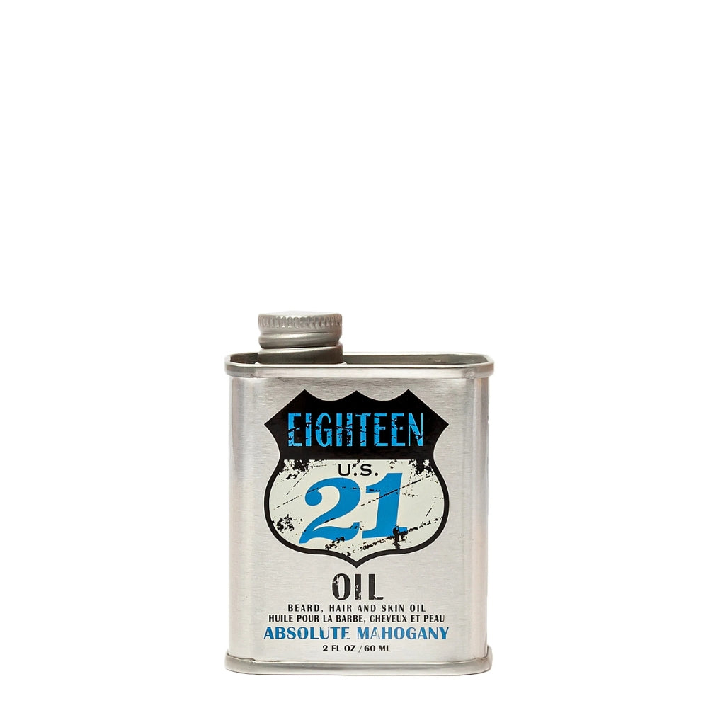 18.21 Man Made - Huile pour la barbe, cheveux et peau "Absolute Mahogany" (60ml/2.0oz)