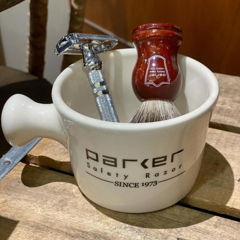 Shaving Brush with 100% Premium Boar Bristles and Rosewood Handle - Medium (20mm / 0.79") - RWBO