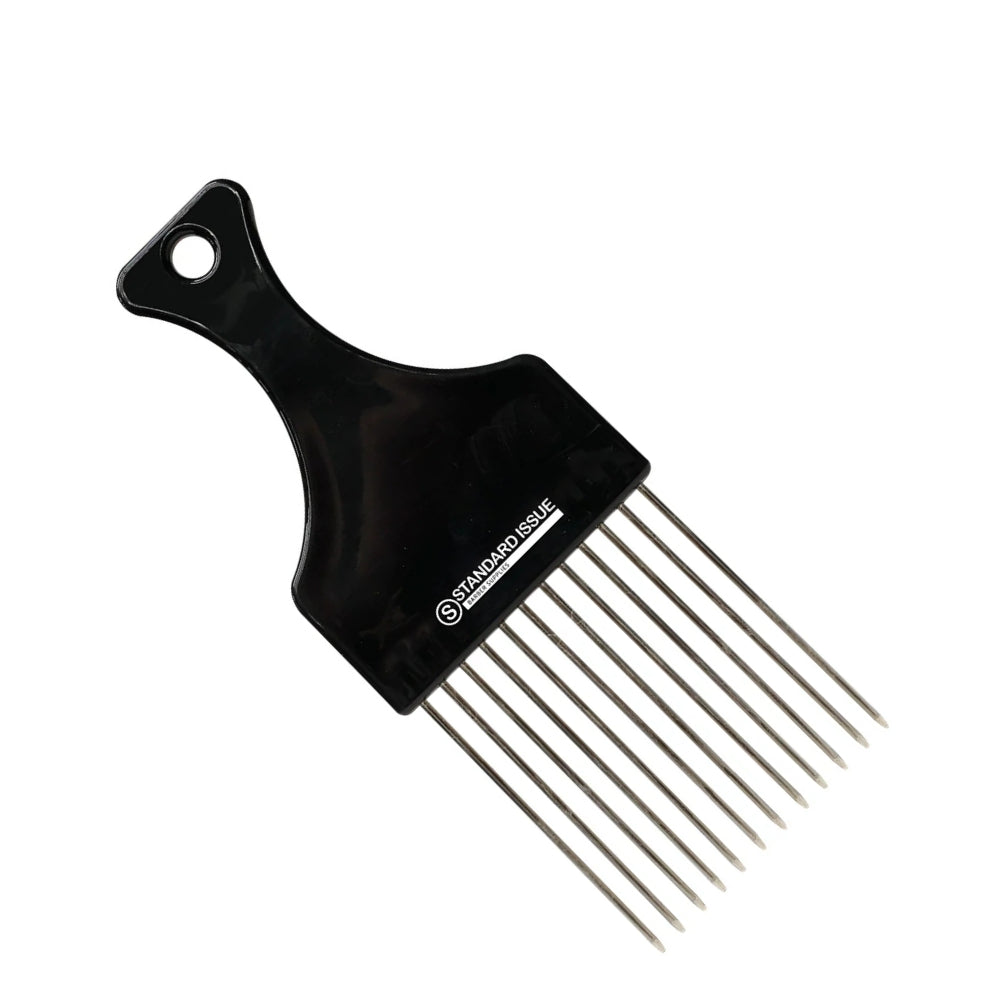 Peigne Afro "Hair Pick Comb" (175mm/6.89") - Noir