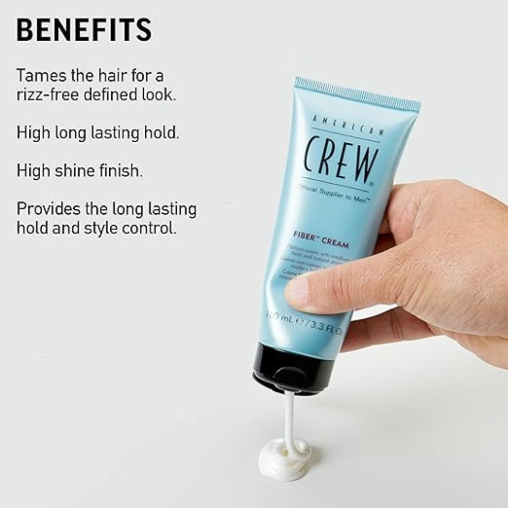 Crème fibreuse "Fiber Cream" - Tenue moyenne et brillance naturelle (100ml/3.3oz)