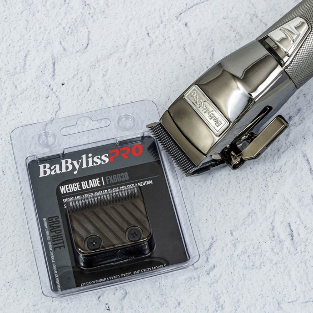 Replacement Blade for FX825 Clipper, FX603B Graphite Wedge Blade - Black