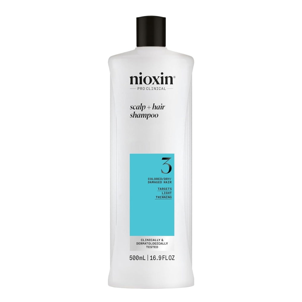 System 3 Scalp + Hair Shampoo - For Colour Treated Hair with Light Thinning