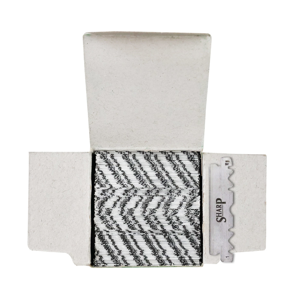 Demi-lame pour rasoir de barbier "Hi Chromium" (100 lames)