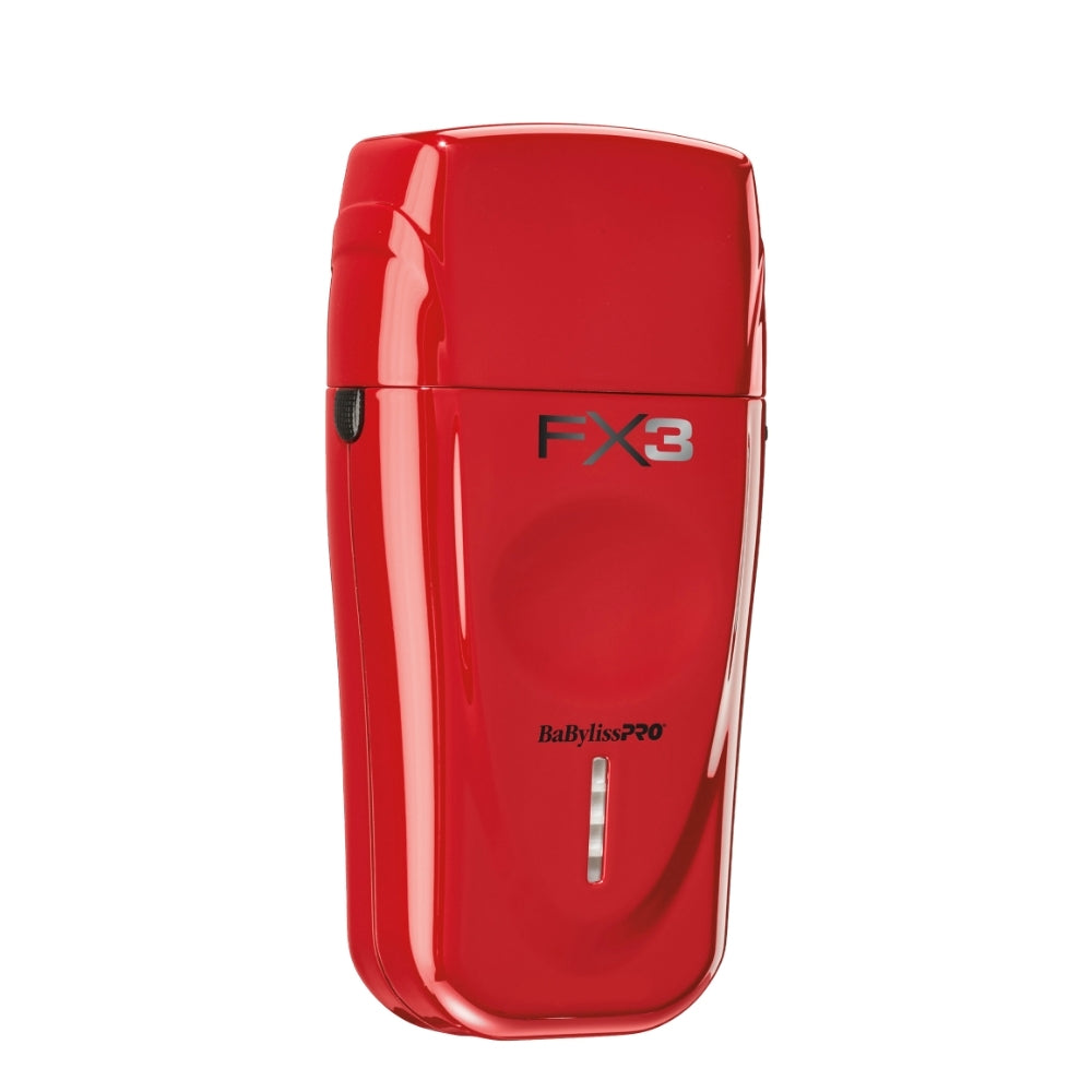 Rasoir sans fil à double lames haute vitesse "FXX3S" avec moteur Ferrari de 3e génération - Rouge