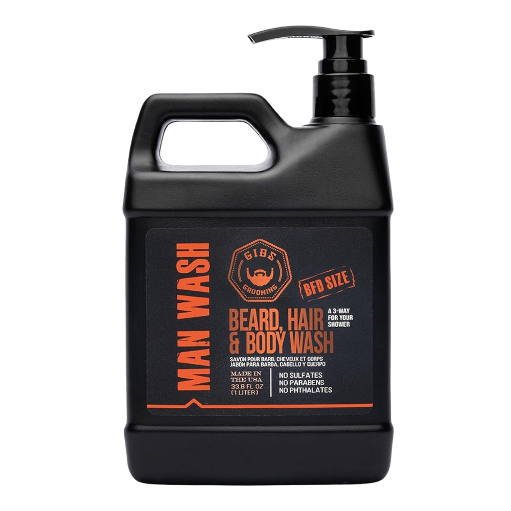 Savon à barbe, cheveux et corps "Man Wash BHB"