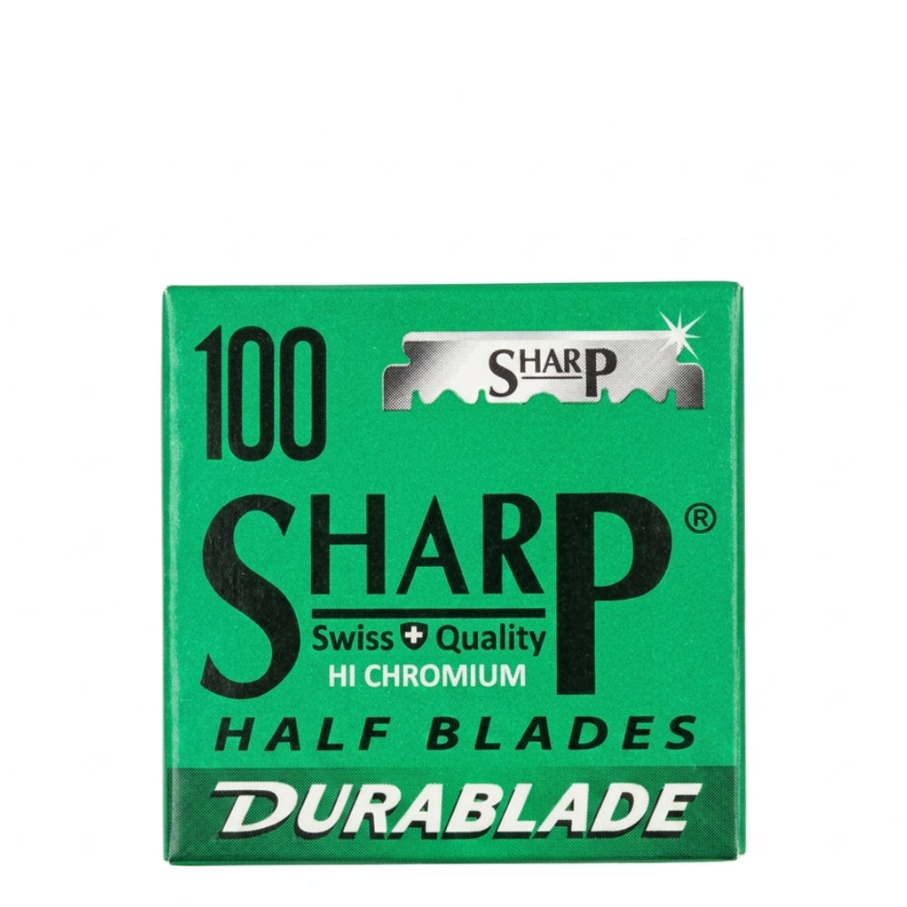 Demi-lame pour rasoir de barbier "Hi Chromium" (100 lames)
