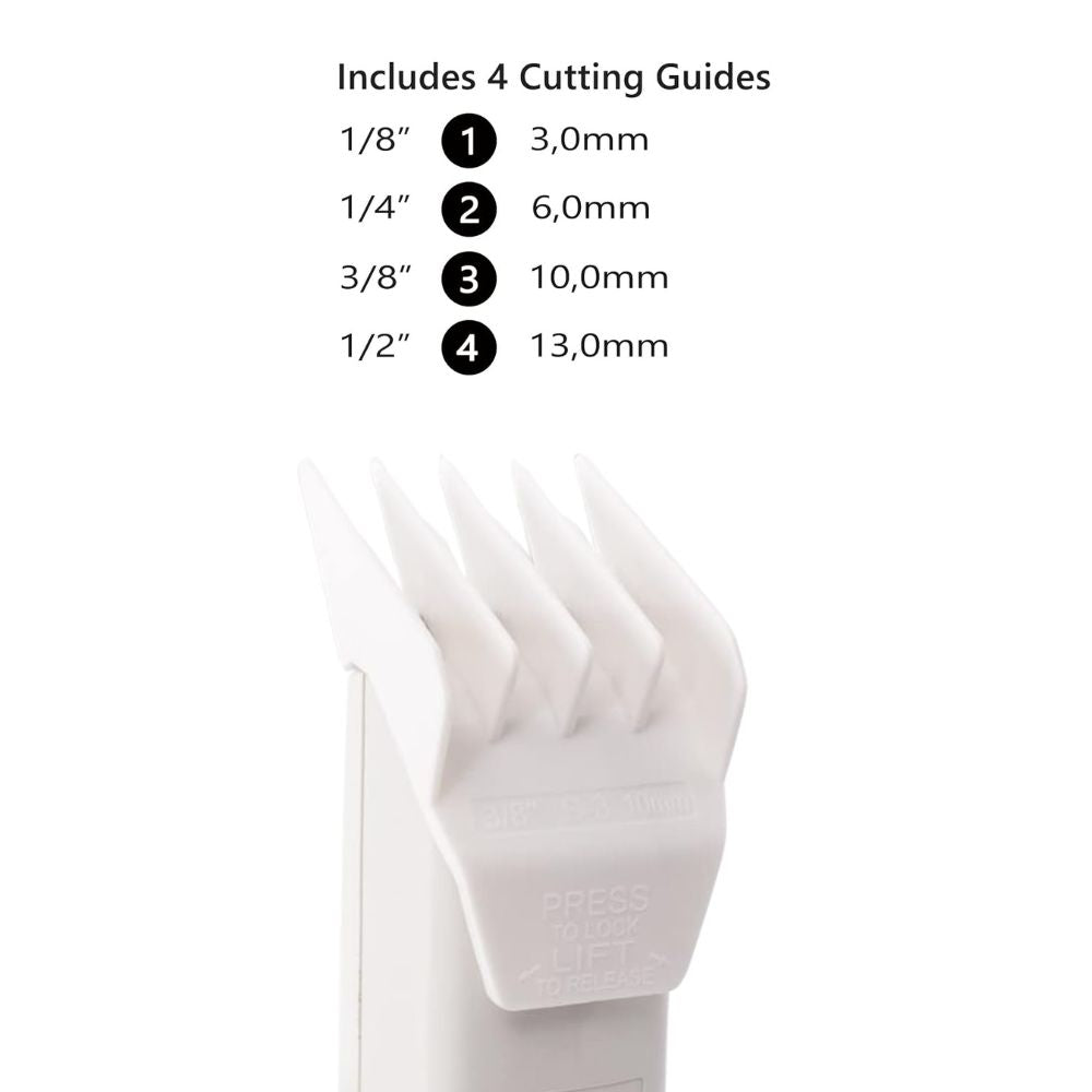 #53164 Set of 4 Trimmer Guides 1# to #4 - White