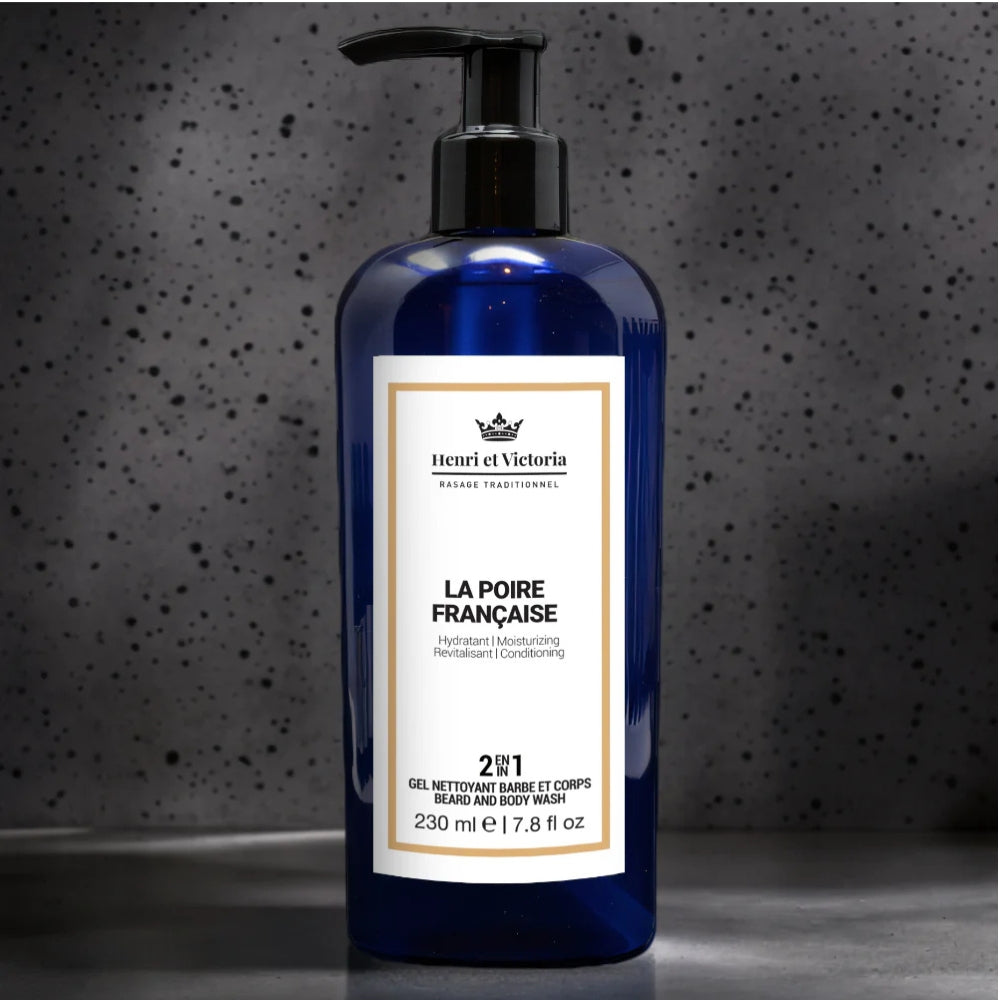 2 in 1 La Poire Française Beard and Body Wash (228g/8.0oz)