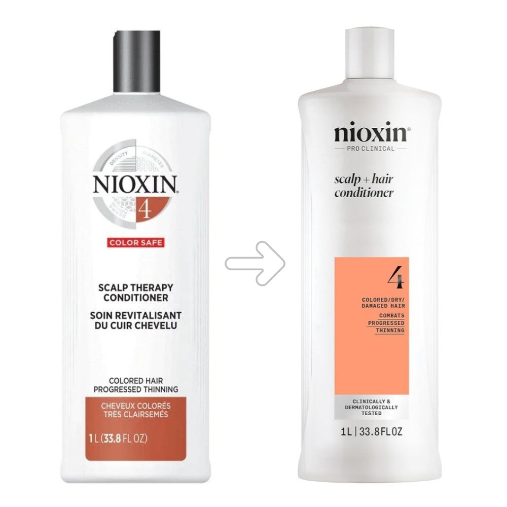 Duo shampoing et revitalisant cheveux + cuir chevelu Système 4 - Pour cheveux colorés avec chute avancée (2x 1000ml/33.8oz)