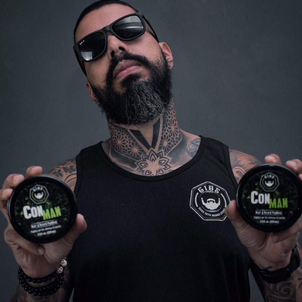 Pudding hydratant barbe et cheveux "Con Man" (222ml/7.5oz)