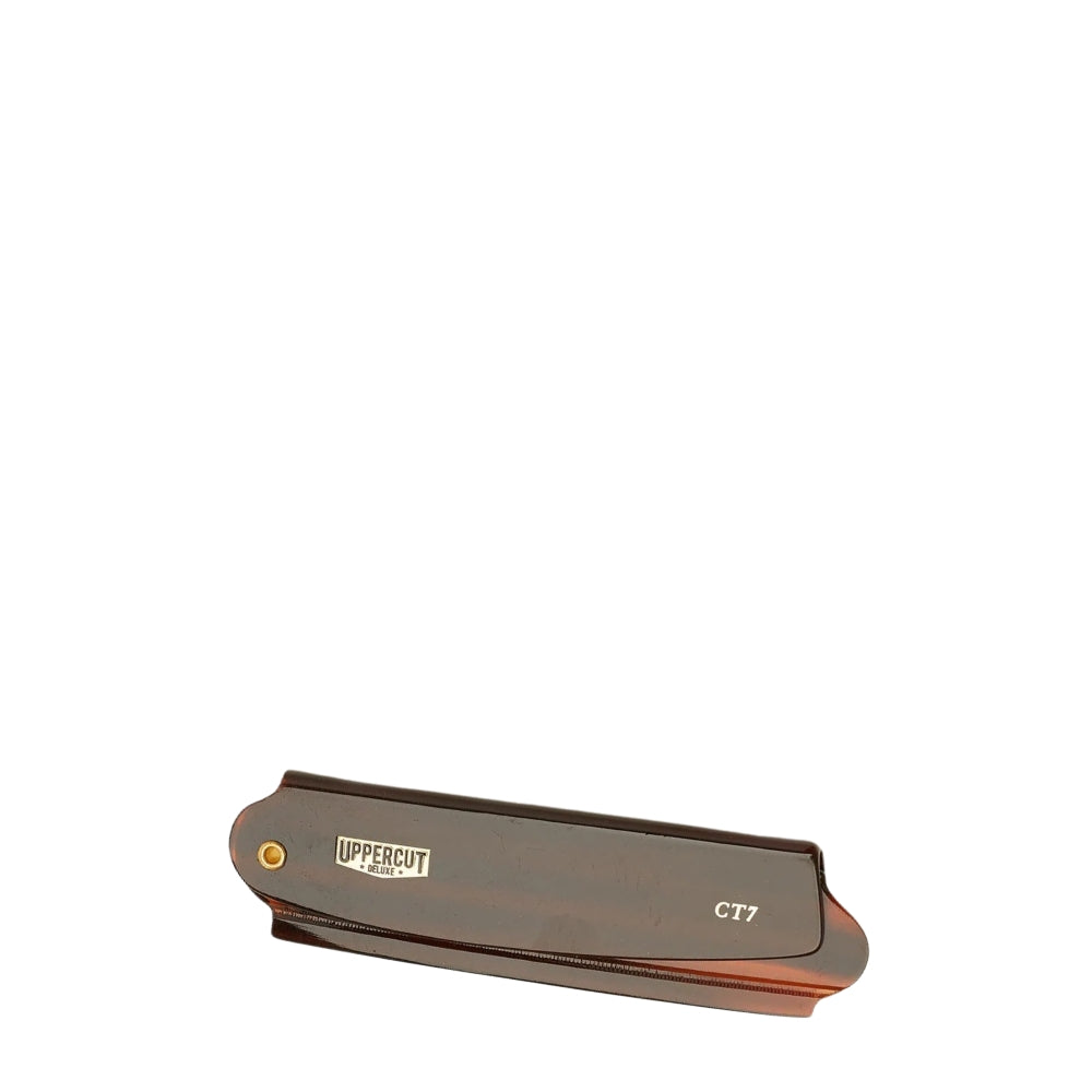 CT7 Peigne repliable style barbier - Tortoise (190mm/7,48")