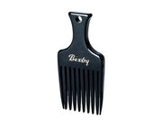 Peigne pick à barbe 1,5mm d'espacement (74mm/2.91") - Noir